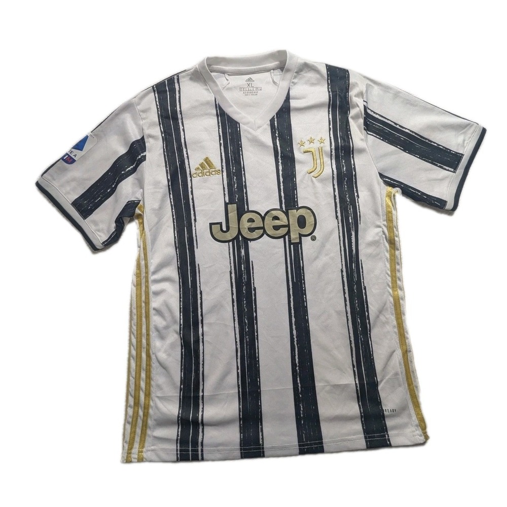 Adidas Juventus Ronaldo #7 Jersey XL 2020/21 Home FJ5295 Soccer Shirt - Picture 4 of 16